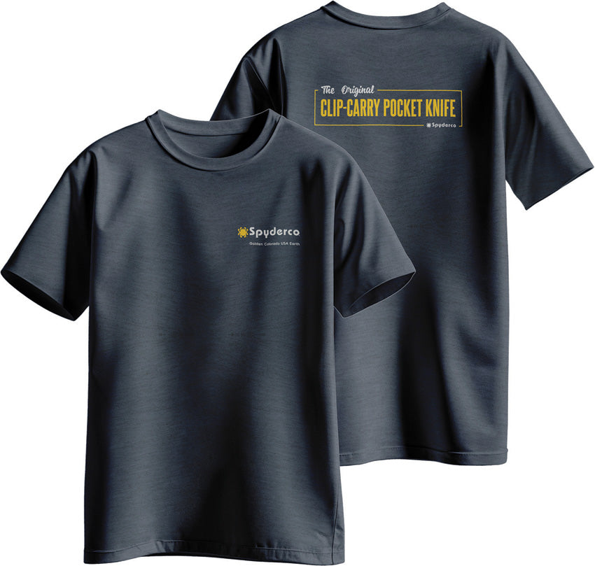 Clip/Carry T-Shirt Navy LG TS07HNY_L