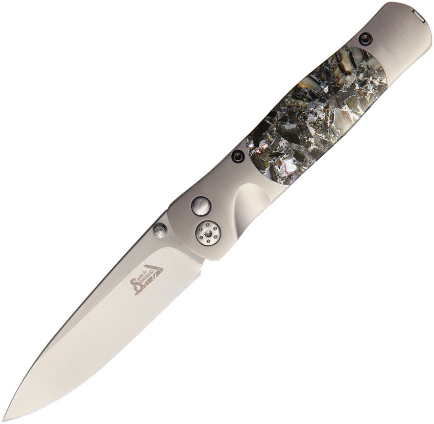 Tesoro Button Lock Obsidian JS01 OBSIDIAN ABALONE BRONZE