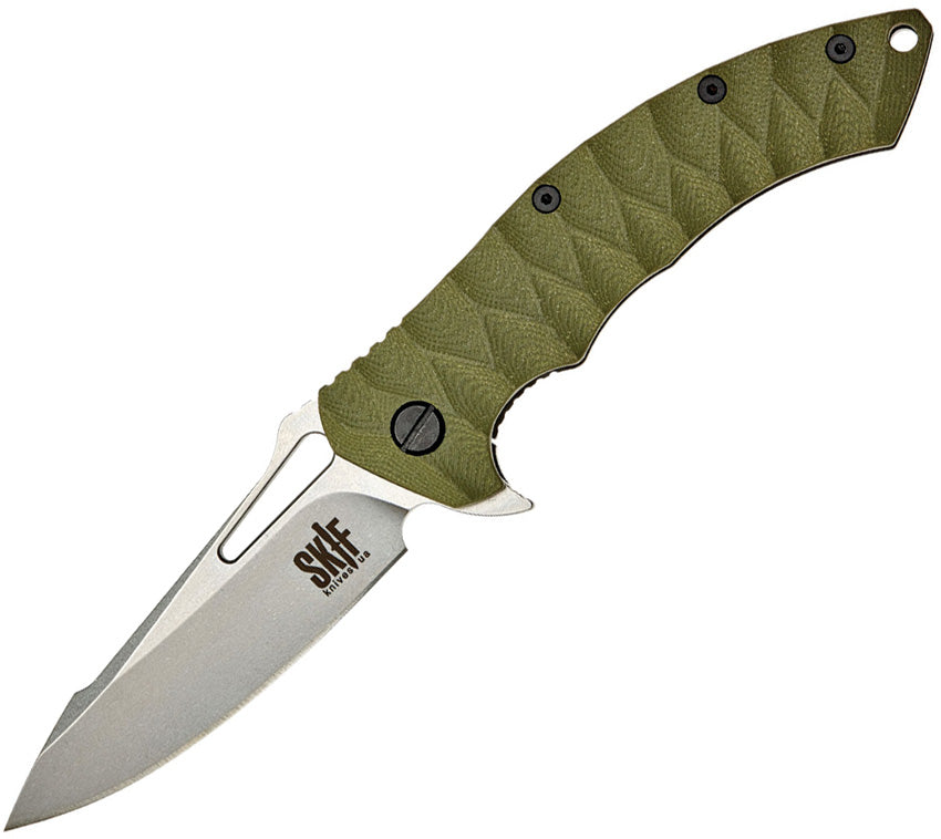 Shark Framelock SW Olive 421SEG