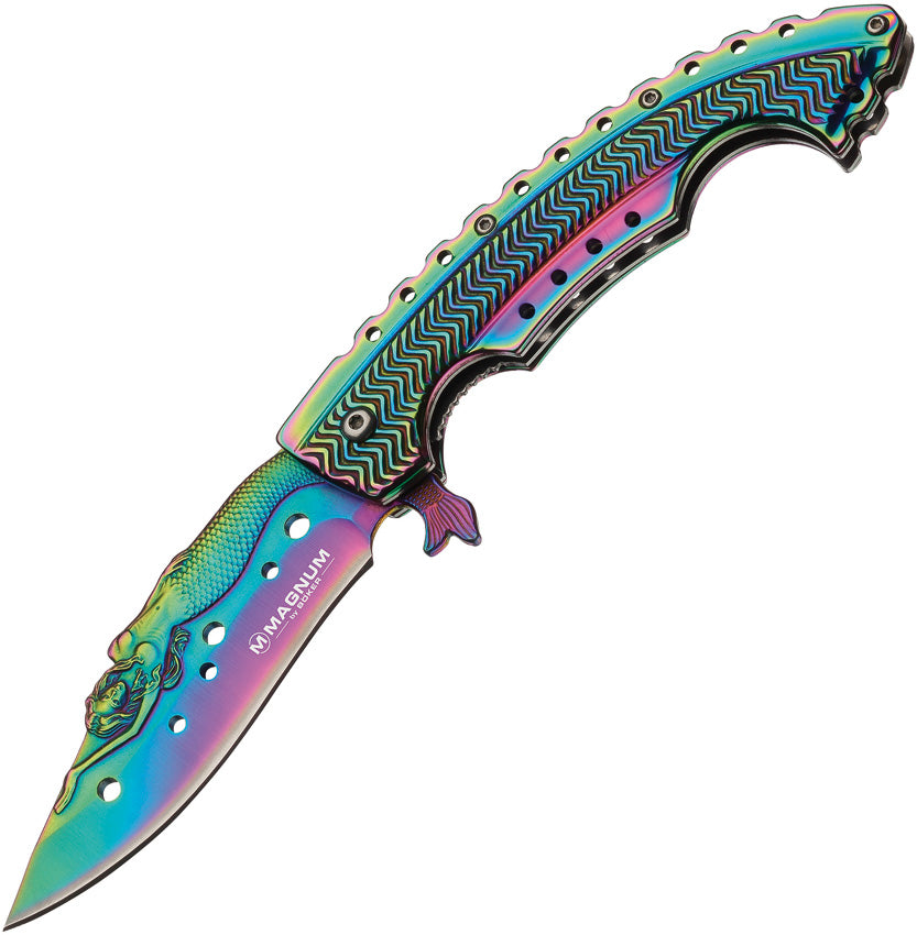 Rainbow Mermaid Linerlock 01LG318