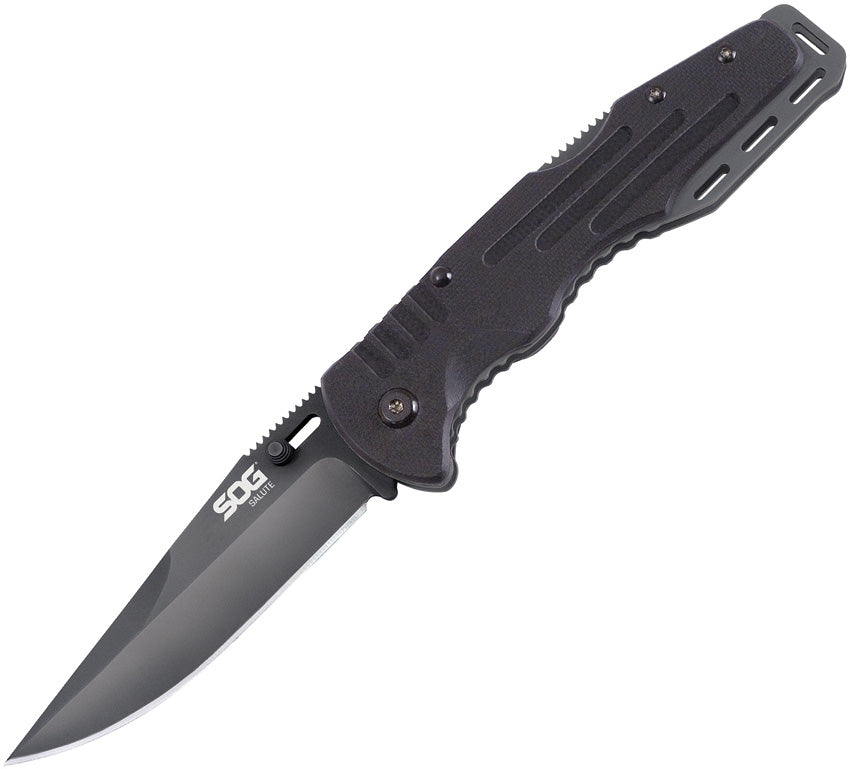 Salute Lockback Black FF11-CP