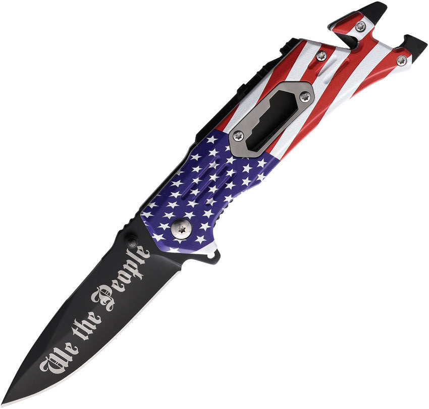 American Flag Linerlock A/O