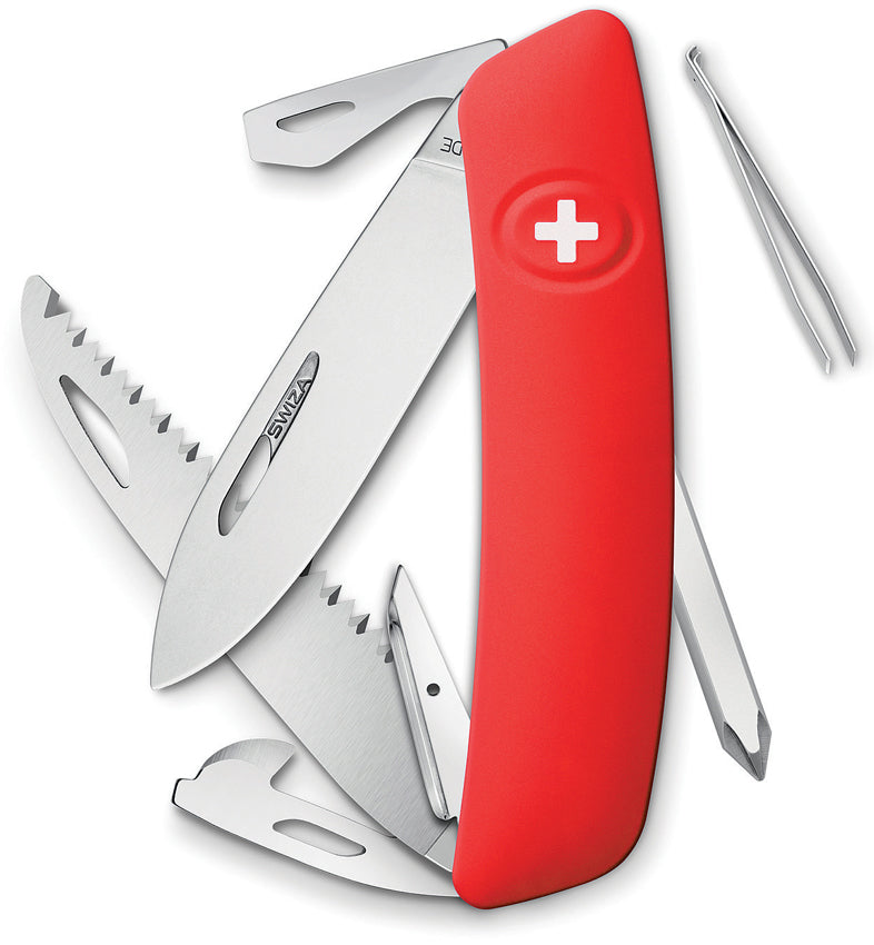 D06 Swiss Button Lock Red KNR.0066.1900