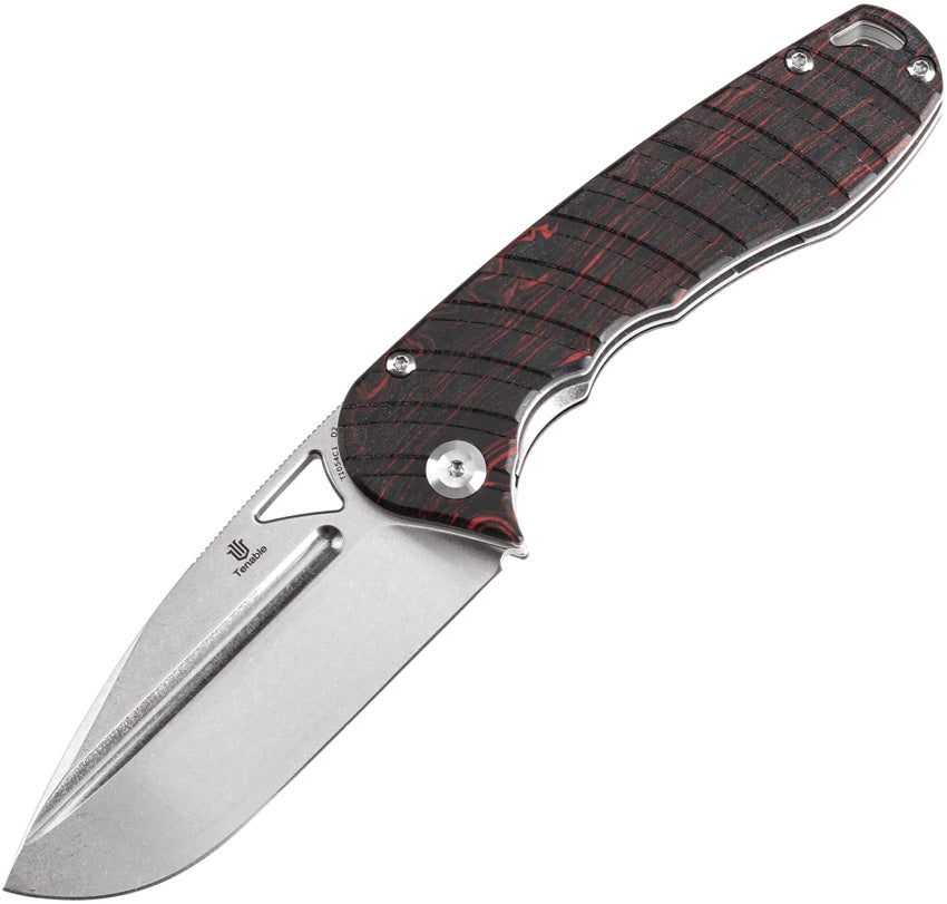 Bombur Linerlock Black and red T1054C1