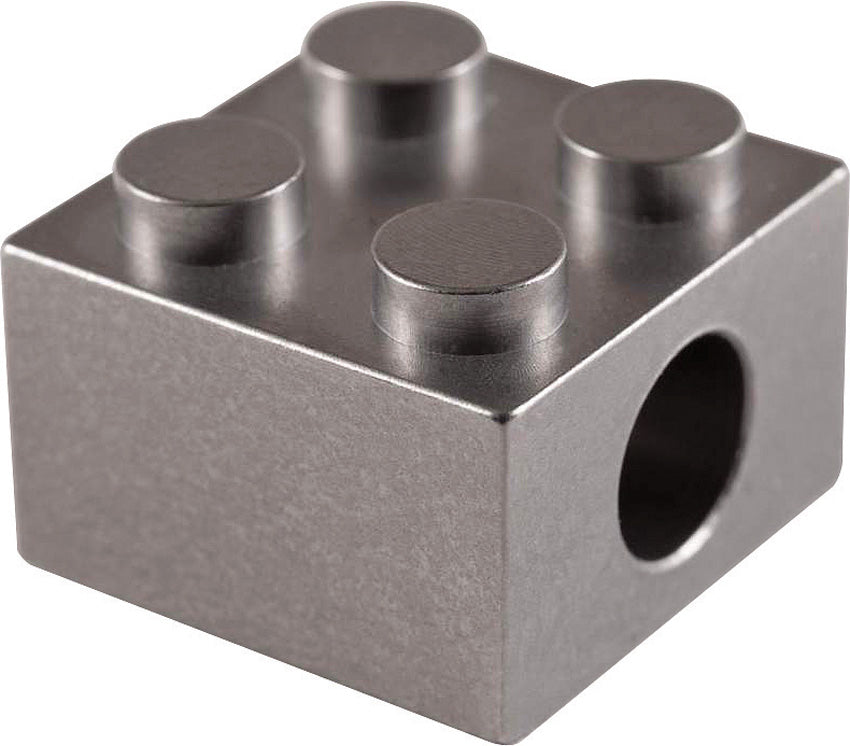 T-Brick Titanium Lanyard Bead LB003-T-BB