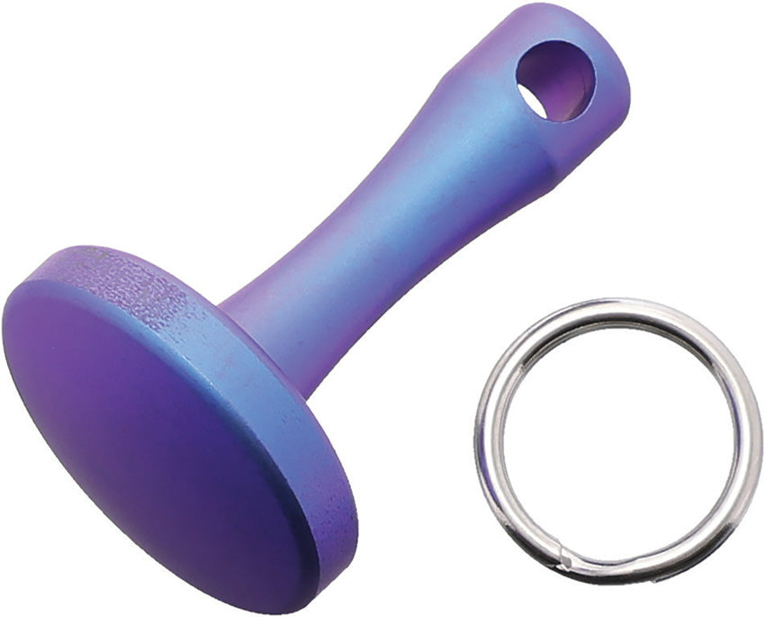 Zipper Pull Blue Ti ZT-001-TI-BR