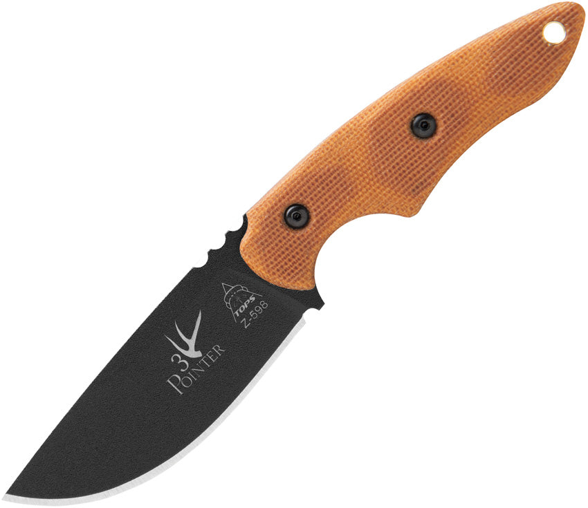 3 Pointer Tan Canvas Micarta 3PR02