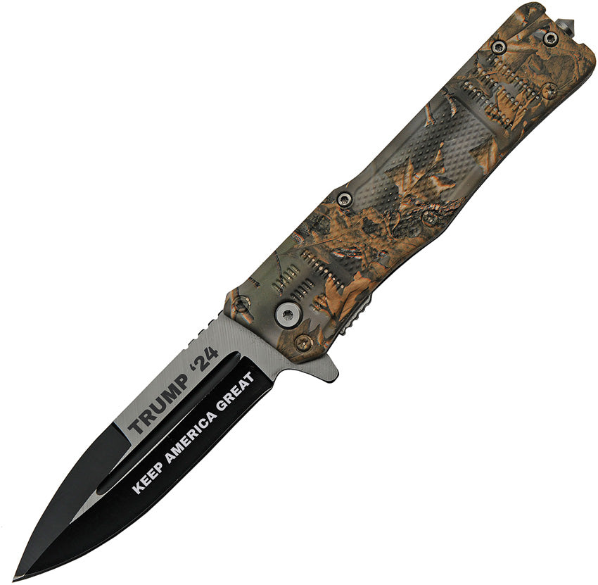 Trump Linerlock A/O Grn Camo