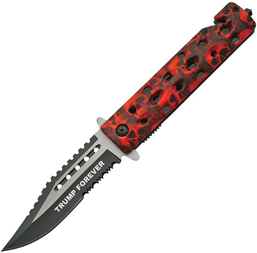 Trump Linerlock A/O Red TRV-0325RD