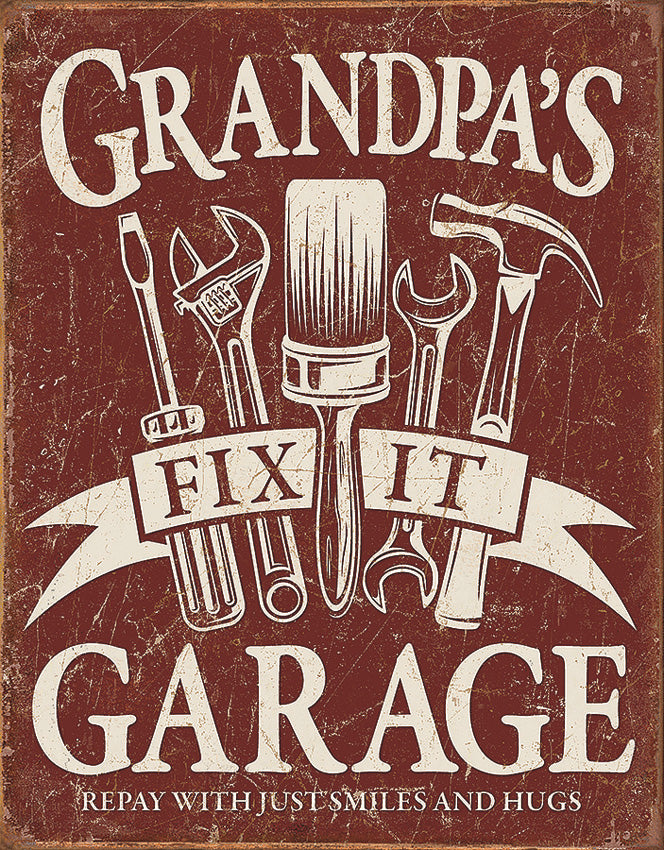 Grandpas Garage Sign 2264