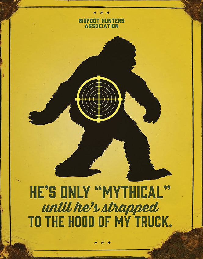 Sasquatch Mythical Sign 2414
