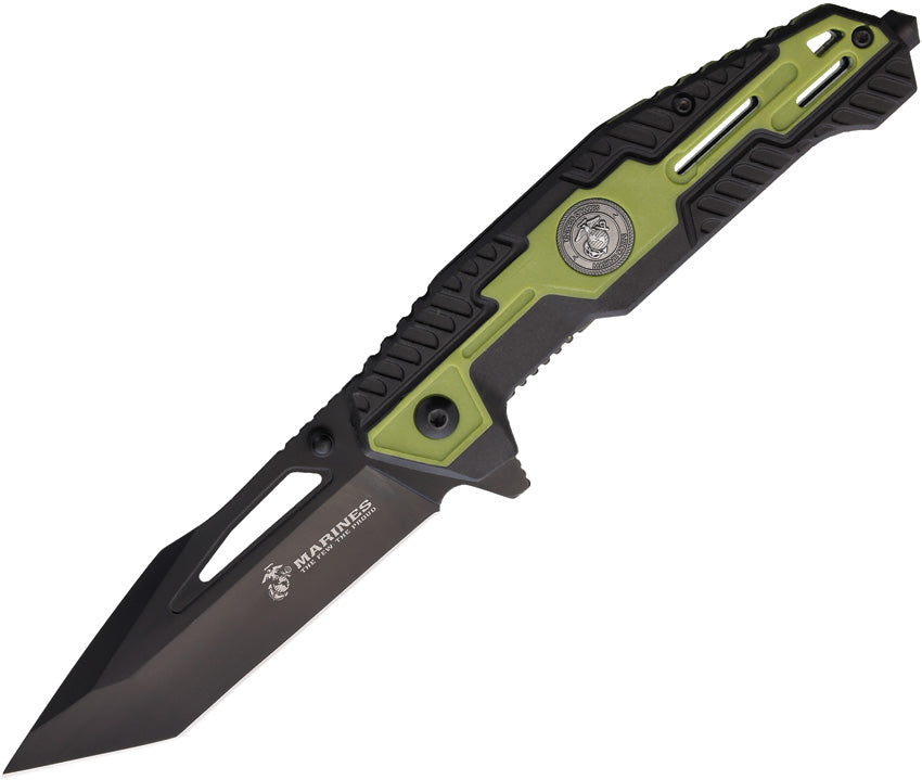 Linerlock A/O Black/Green M-A3001GN