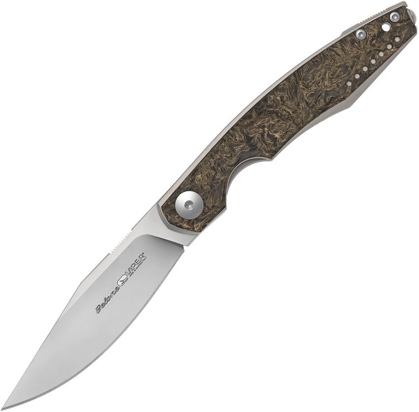 Belone Linerlock Gold CF V5970TIFCG