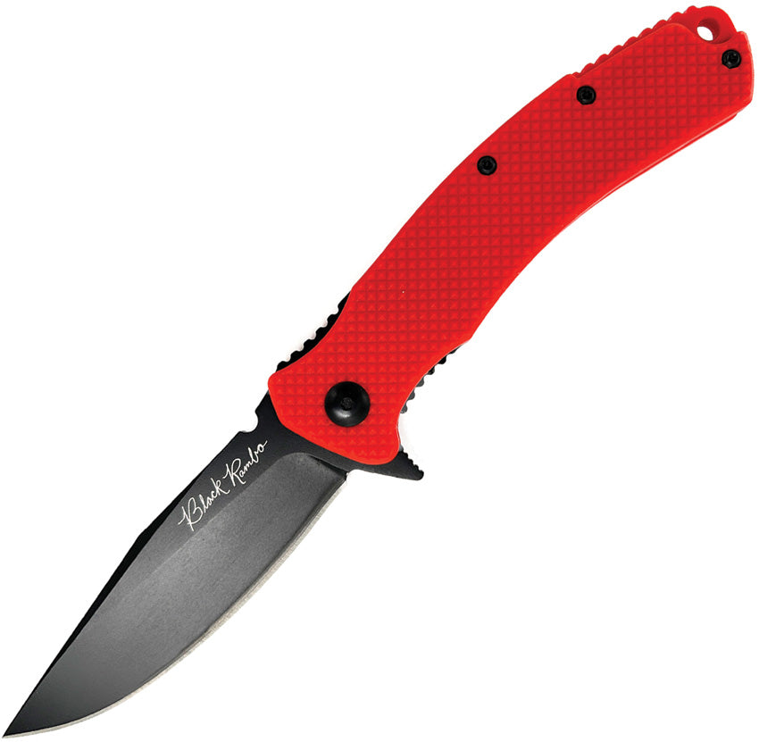 Black Rambo Utility Linerlock V34FRNPBR