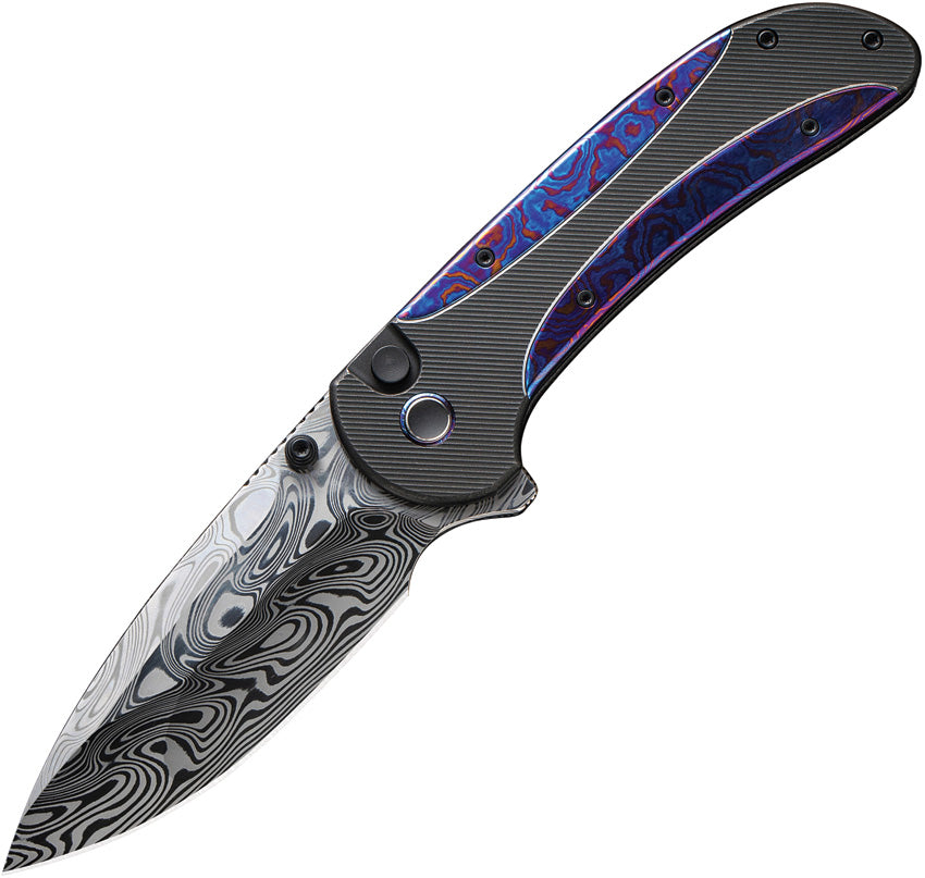 Zizzit Button Lock Timascus WE23031-DS1