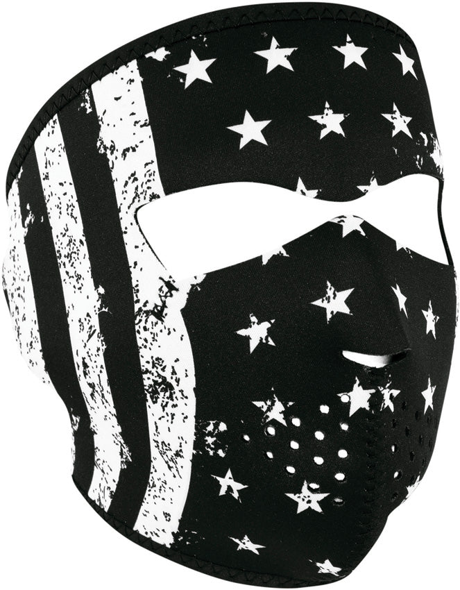 Full Face Mask BW Flag WNFM091