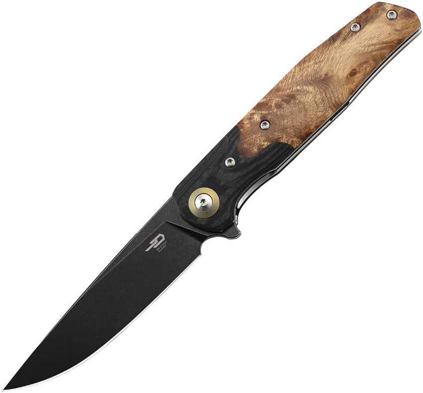 Ascot Linerlock G10/Wood BG19E