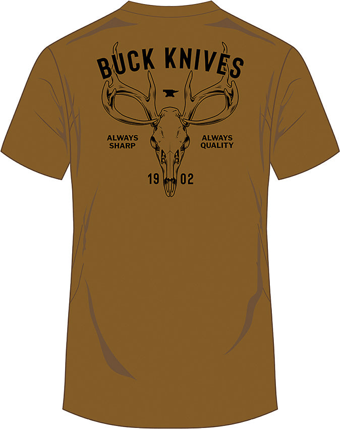 Skull T-Shirt Coyote LG 14299
