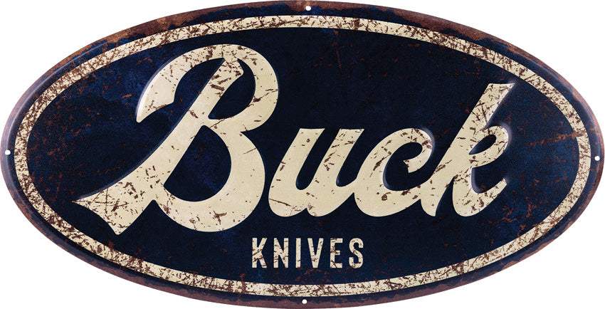 Oval Tin Tacker Sign