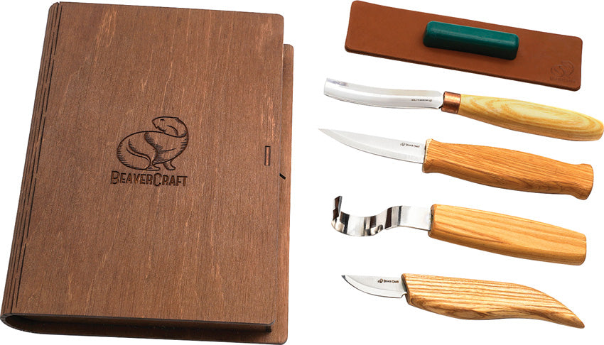 Spoon and Kuksa Carving Set S43BOOK
