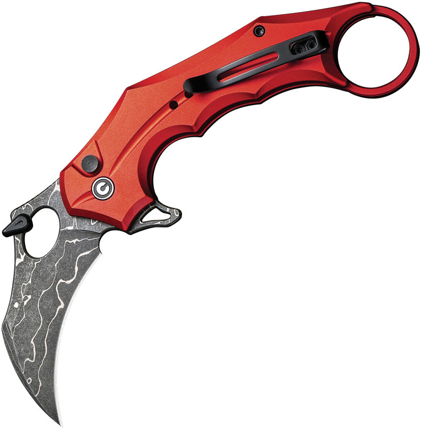 Incisor II Linerlock Red C16016B-DS1