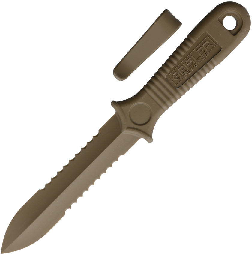 Long Kobe Boot Knife FDE