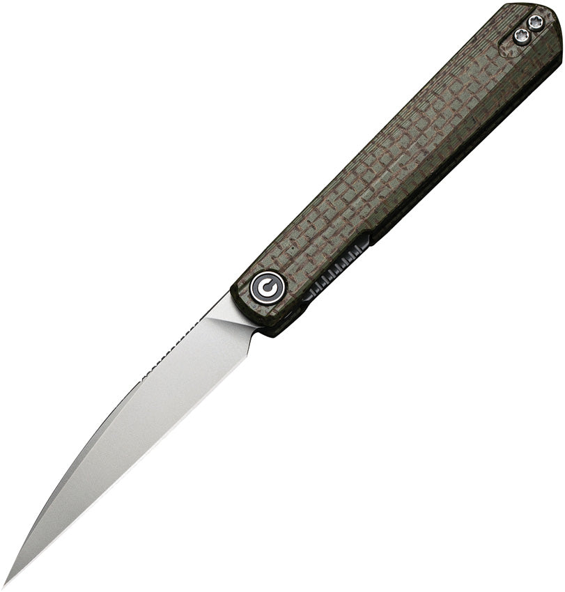 Clavi Linerlock Green Micarta