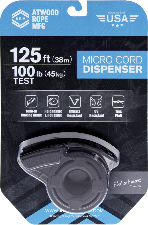 Mini TRD Micro Cord Dispenser MTRD01 - BLACK