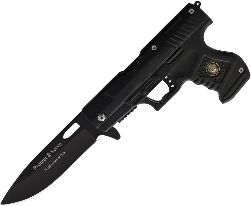 Gun Linerlock Police 300227-PO