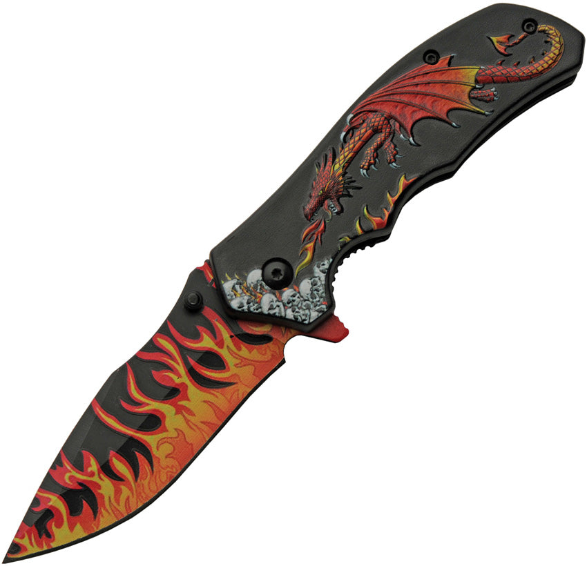 Dragon Flame Linerlock A/O 300549-RD
