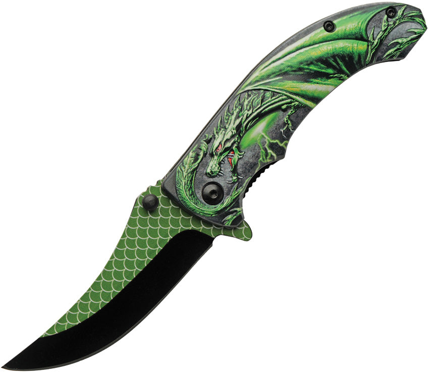 Dragon Scale Linerlock A/O 300551-GN