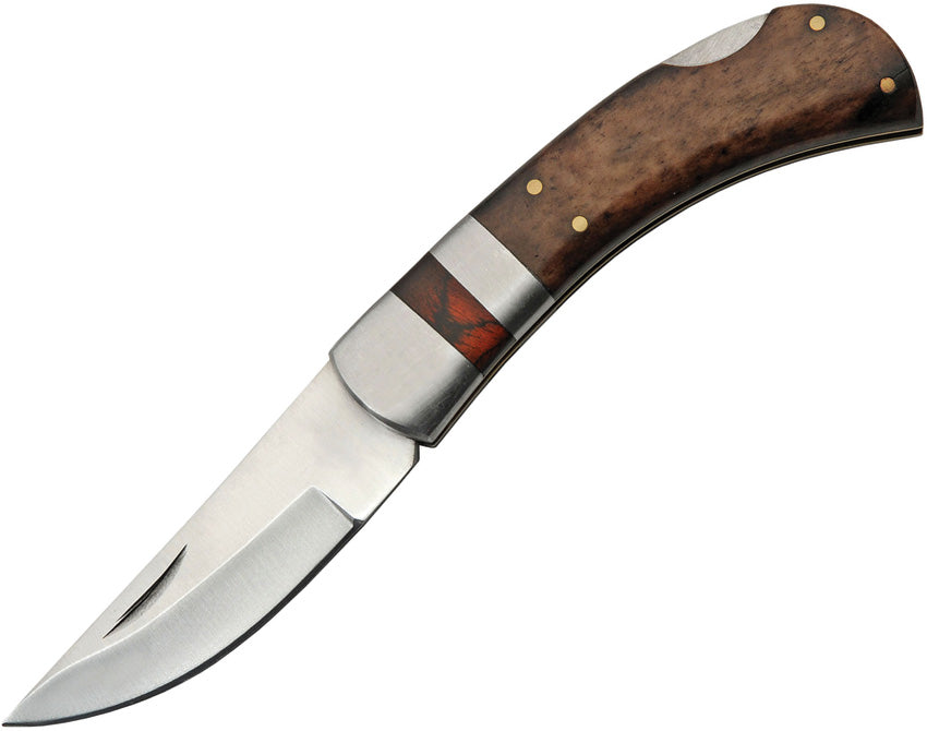 Single Bolster Lockback Brown
