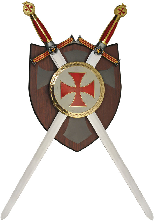 Templar Double Sword Plaque