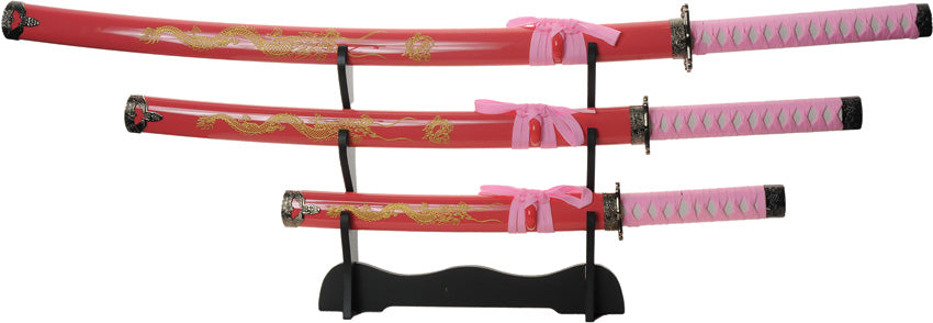Gold Dragon Samurai Set Pink 927029-PK