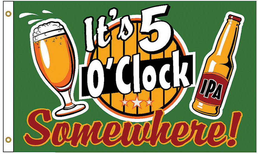 5 oClock Somewhere Flag SF5OCL