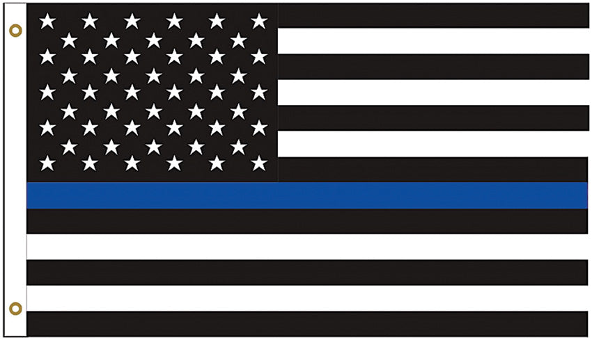 Thin Blue Line American Flag SPOLFL