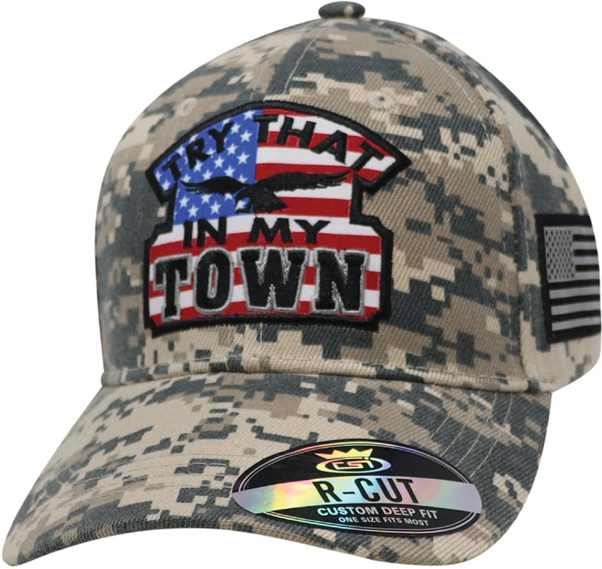 Hat Try That In My Town Camo STTMTDC