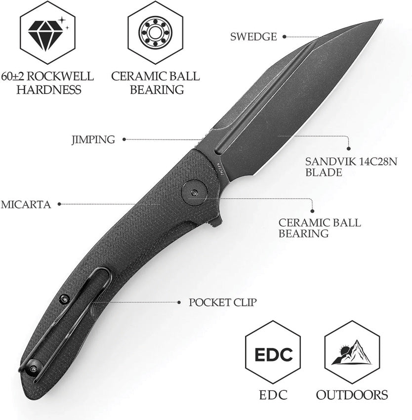 Cuckoo Linerlock Black