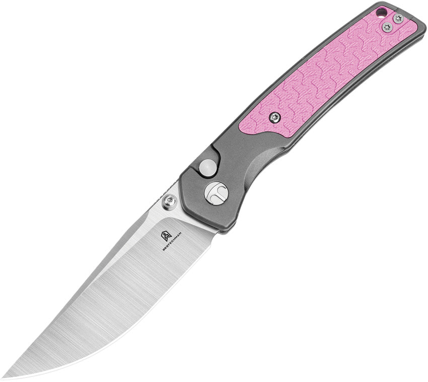 Icebreaker Button Lock Gry/Pnk