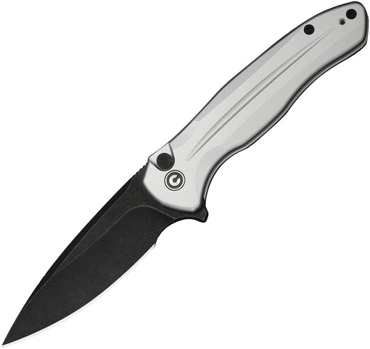 Kitefin Button Lock Silver Al