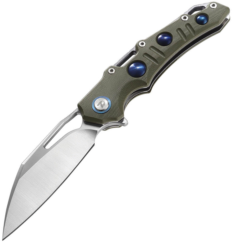 Linerlock Micarta OD Green D3502MGR