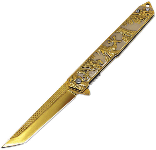 Linerlock A/O Dragon Gold