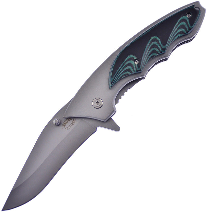 Tac Linerlock Green Wood