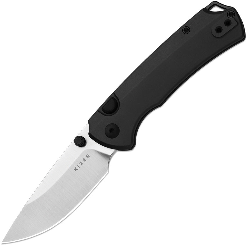 T1 Button Linerlock Black KI3490.2BDA1