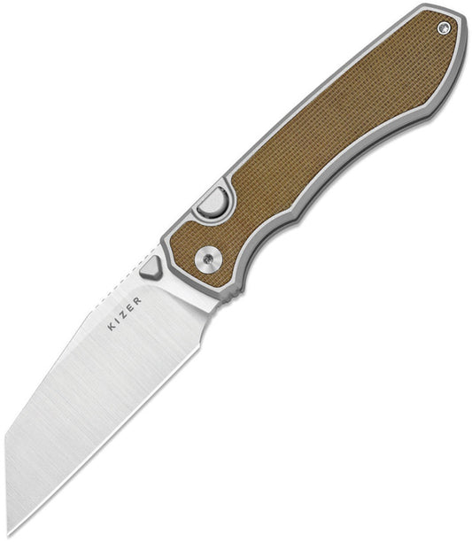 Wharning Button Linerlock Brn