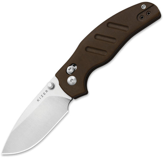 Kizer Cutlery C01C 2.9 Clutch Lock Brown V3488.29CDA1