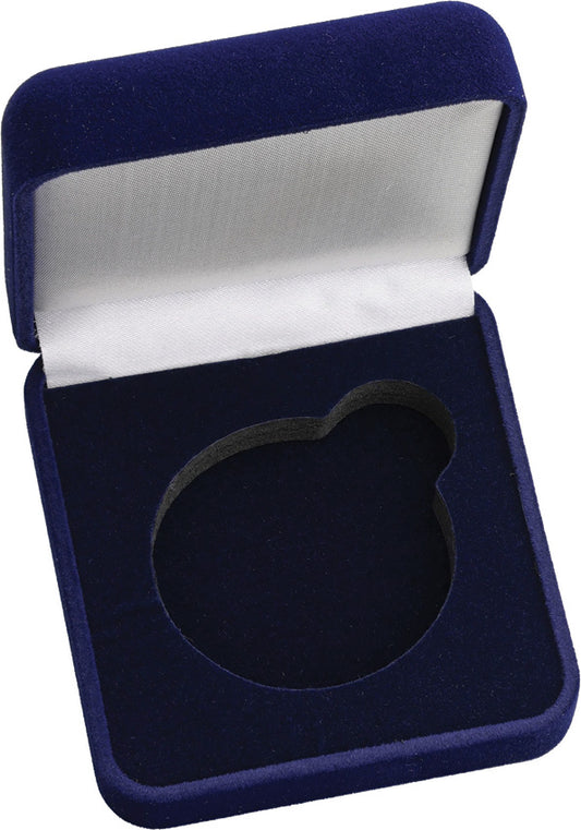 Blue Velvet Coin Box