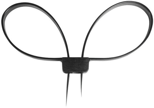 Black Plastic Handcuffs