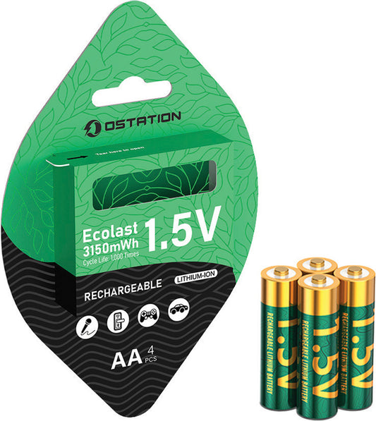 Ecolast Li-ion AA Batteries