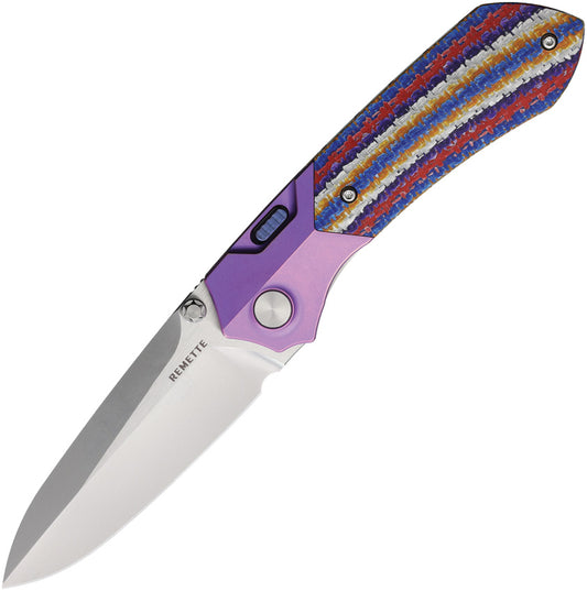 Meteor Button Linerlock Ti/CF